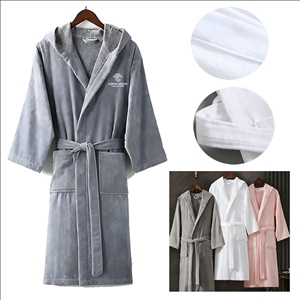 Unisex Cotton Spa Bathroom Robe